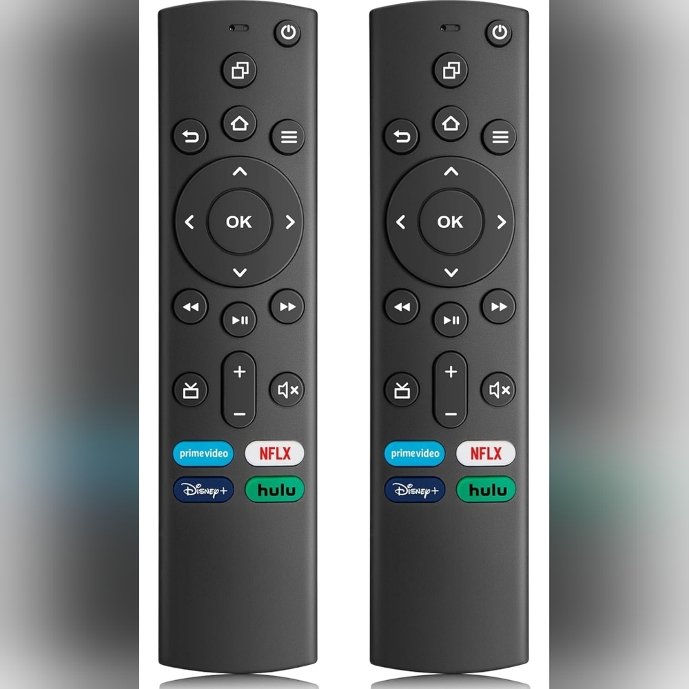 Replacement Insignia/Toshiba Smart TV 2 Remotes, Compatible w Toshiba/ Insignia